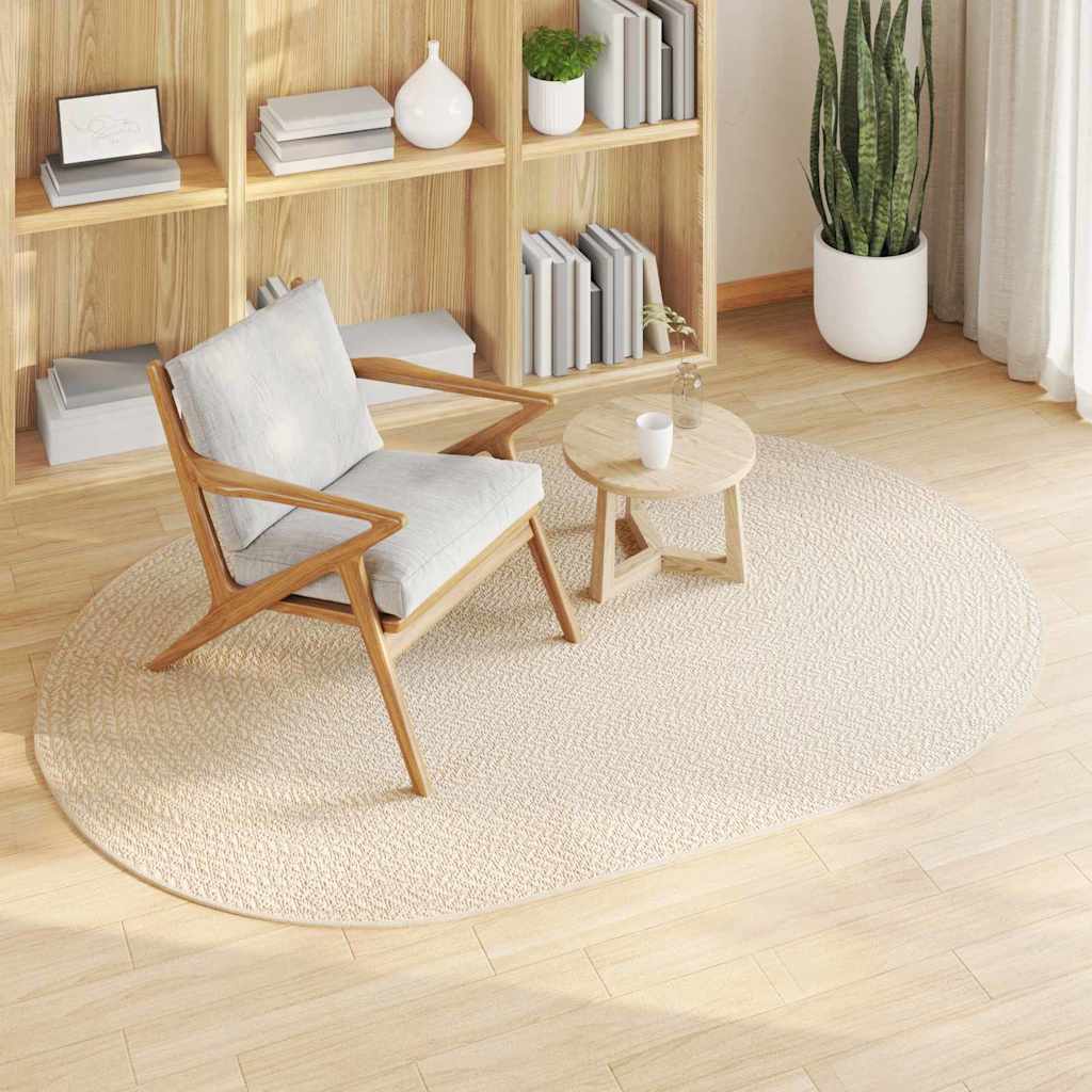 Tappeto ZIZUR Crema 200 x 140 cm Polipropilene
