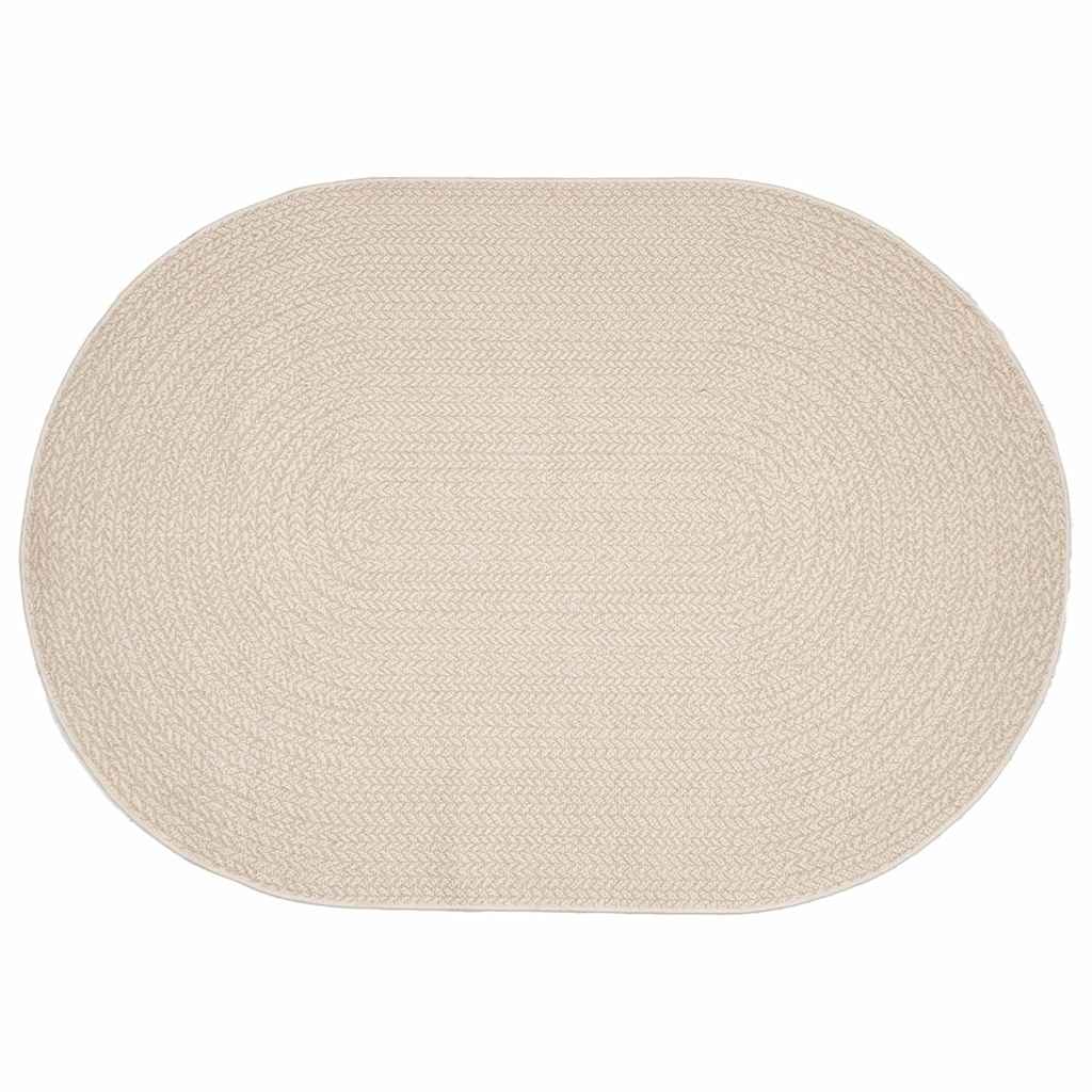 Tappeto ZIZUR Crema 200 x 140 cm Polipropilene