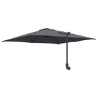Ombrello da giardino Antracite 248,5 x 247,5 x 160 cm