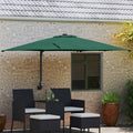 Ombrello da giardino Verde 248,5 x 247,5 x 160 cm