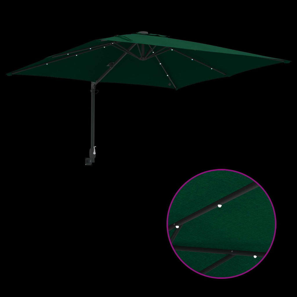 Ombrello da giardino Verde 248,5 x 247,5 x 160 cm