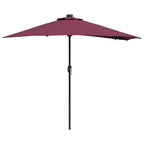 Ombrello da giardino Rosso Bordeaux 294 x 150 x 223 cm