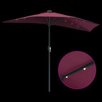 Ombrello da giardino Rosso Bordeaux 294 x 150 x 223 cm