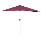 Ombrello da giardino Rosso Bordeaux 294 x 150 x 224 cm