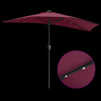 Ombrello da giardino Rosso Bordeaux 294 x 150 x 224 cm