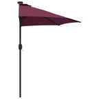 Ombrello da giardino Rosso Bordeaux 294 x 150 x 224 cm