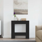 Cornice per Camino Rovere Nero 81x18x82 cm in Truciolato
