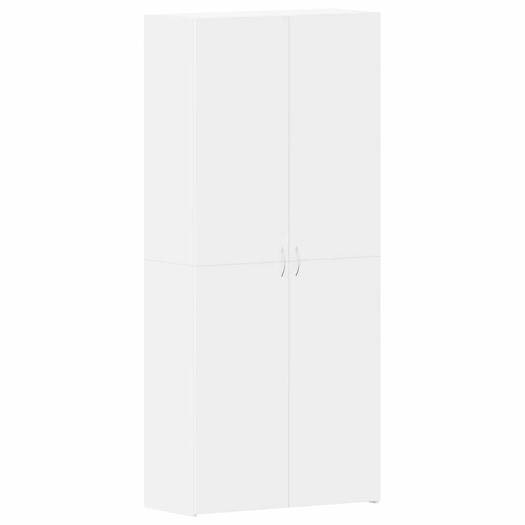 Mobile per scarpe Bianco 80 x 35.5 x 180 cm Legno multistrato