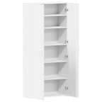Mobile per scarpe Bianco 80 x 35.5 x 180 cm Legno multistrato