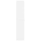 Mobile per scarpe Bianco 80 x 35.5 x 180 cm Legno multistrato