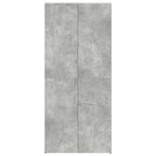 Mobile per scarpe Grigio 80 x 35.5 x 180 cm Legno multistrato