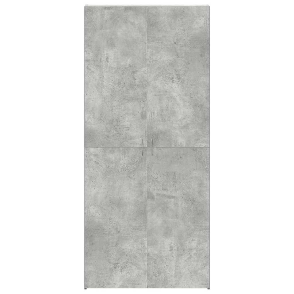 Mobile per scarpe Grigio 80 x 35.5 x 180 cm Legno multistrato