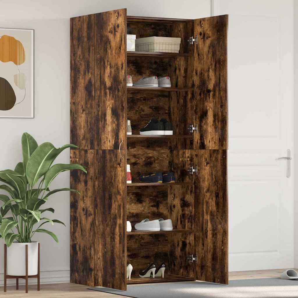 Mobile per scarpe con porta Multicolore 80 x 35.5 x 180 cm