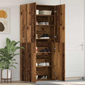 Mobile per scarpe Marrone 80 x 35.5 x 180 cm Legno multistrato