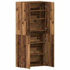 Mobile per scarpe Marrone 80 x 35.5 x 180 cm Legno multistrato