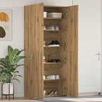 Mobile per scarpe Marrone 80 x 35.5 x 180 cm Legno multistrato