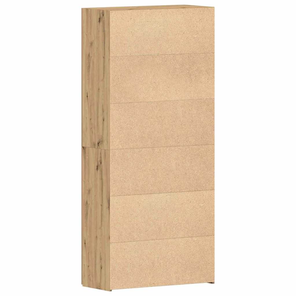 Mobile per scarpe Marrone 80 x 35.5 x 180 cm Legno multistrato