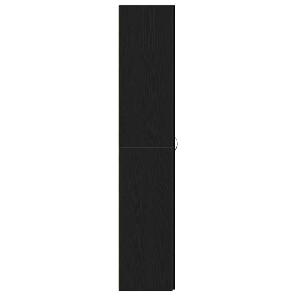 Mobile per scarpe Nero 80 x 35.5 x 180 cm Legno multistrato
