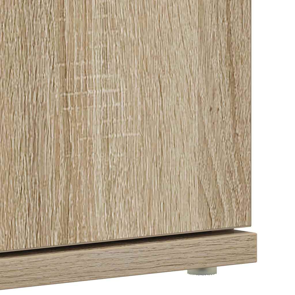 Mobile per scarpe con porta Rovere Sonoma