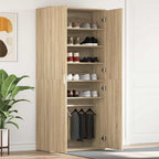 Mobile per scarpe con porta Rovere Sonoma