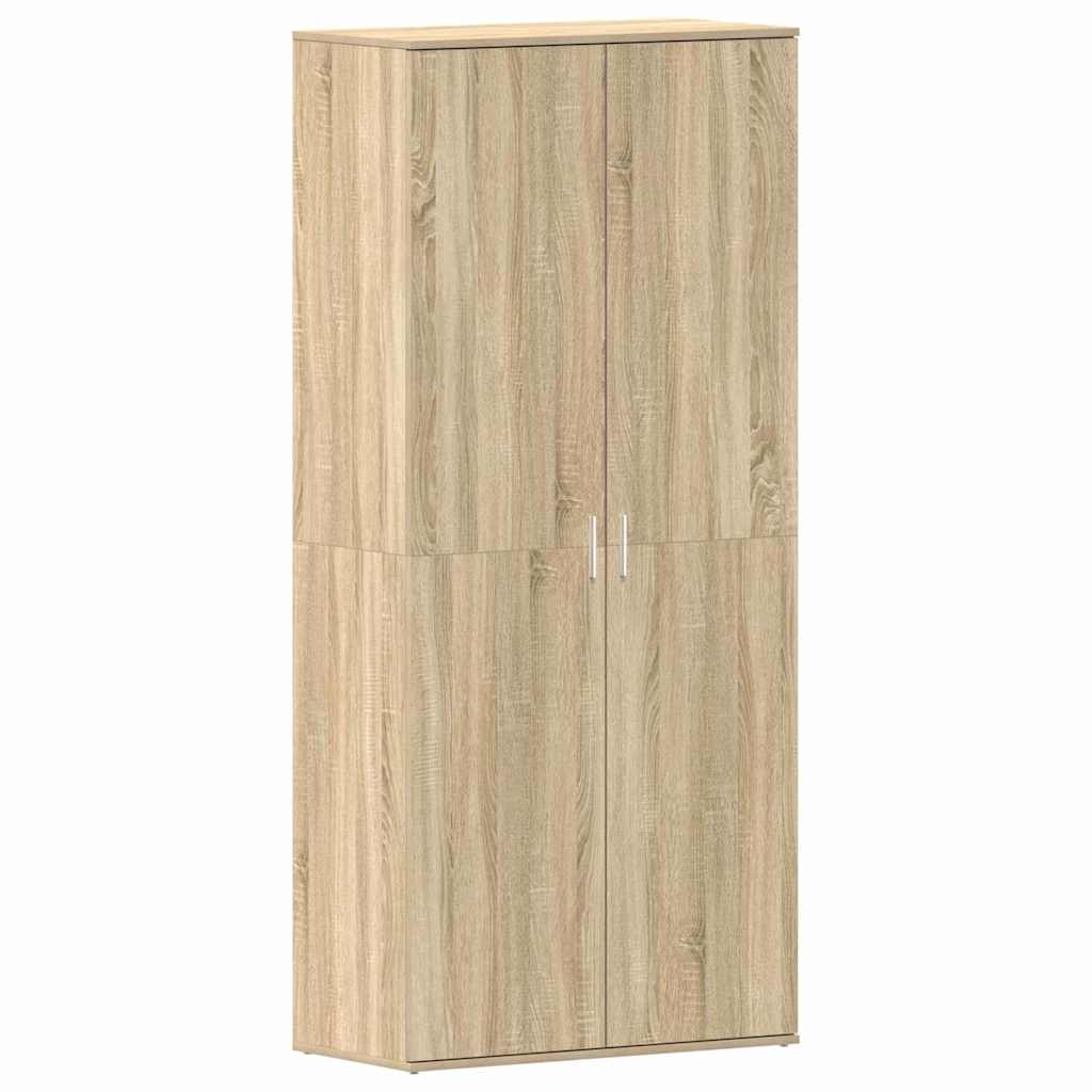 Mobile per scarpe con porta Rovere Sonoma