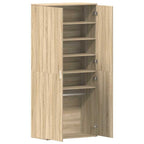 Mobile per scarpe con porta Rovere Sonoma