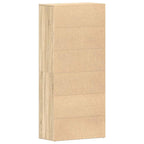 Mobile per scarpe con porta Rovere Sonoma