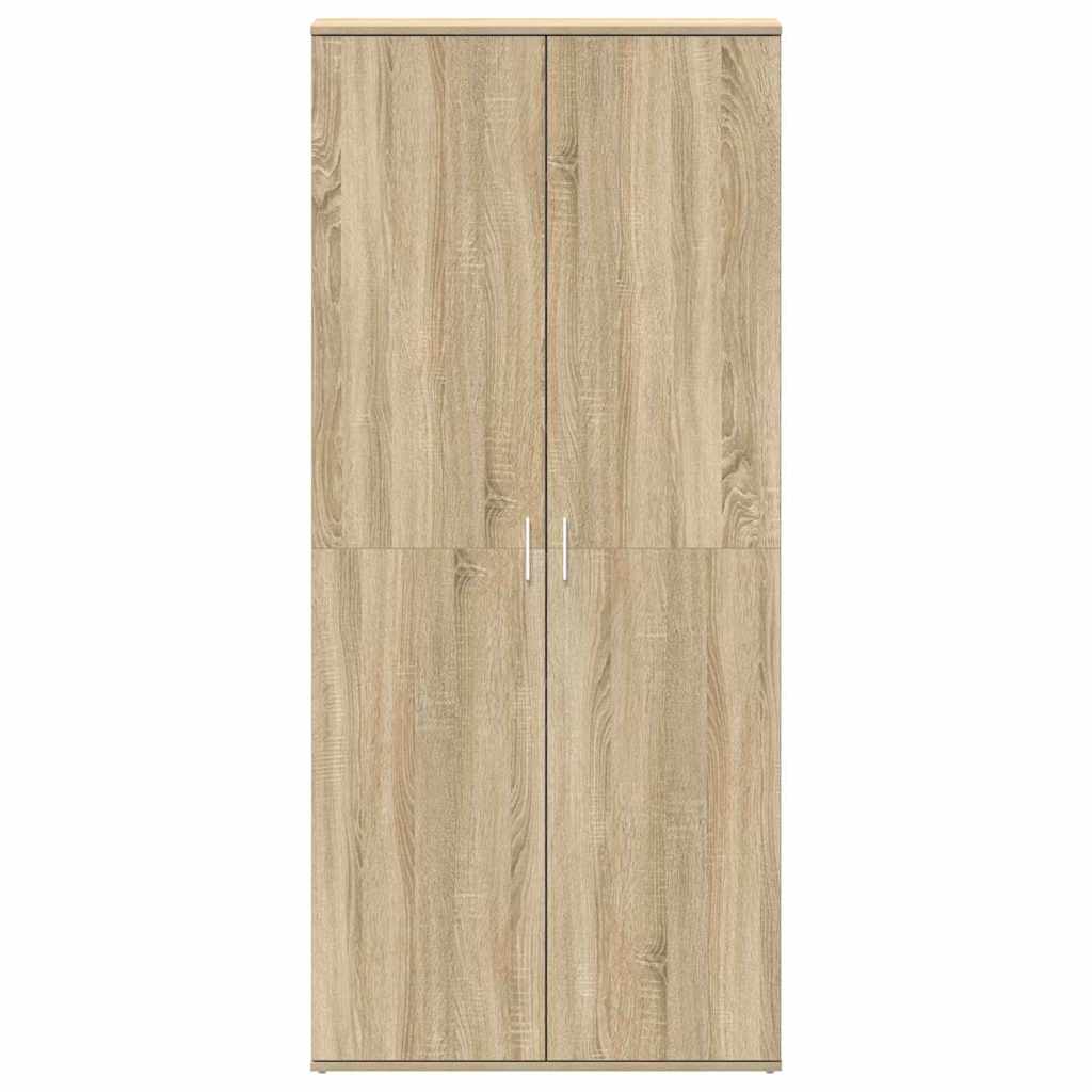Mobile per scarpe con porta Rovere Sonoma