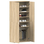 Mobile per scarpe con porta Rovere Sonoma