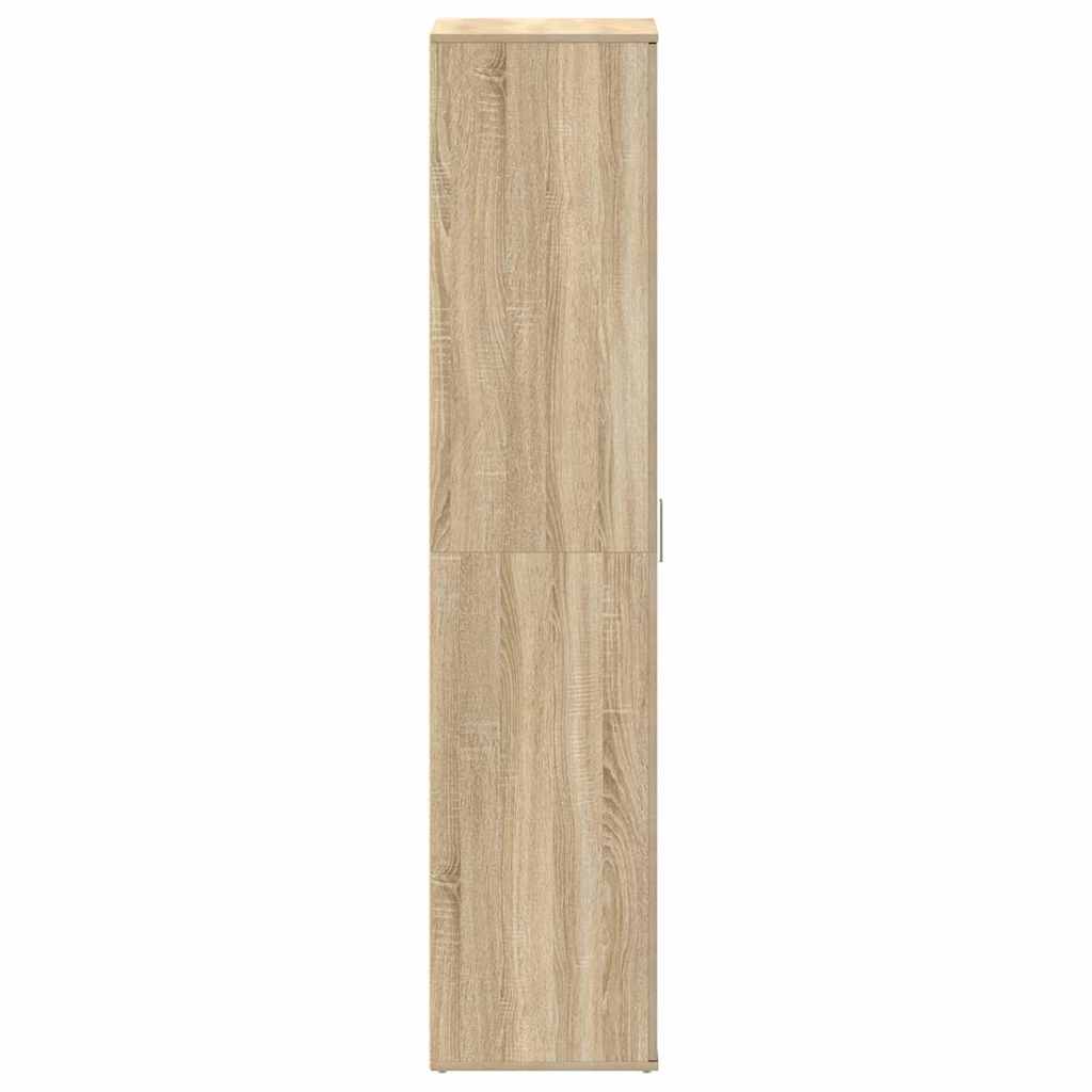 Mobile per scarpe con porta Rovere Sonoma
