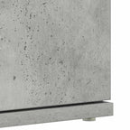 Mobile per scarpe con porta Grigio Cemento