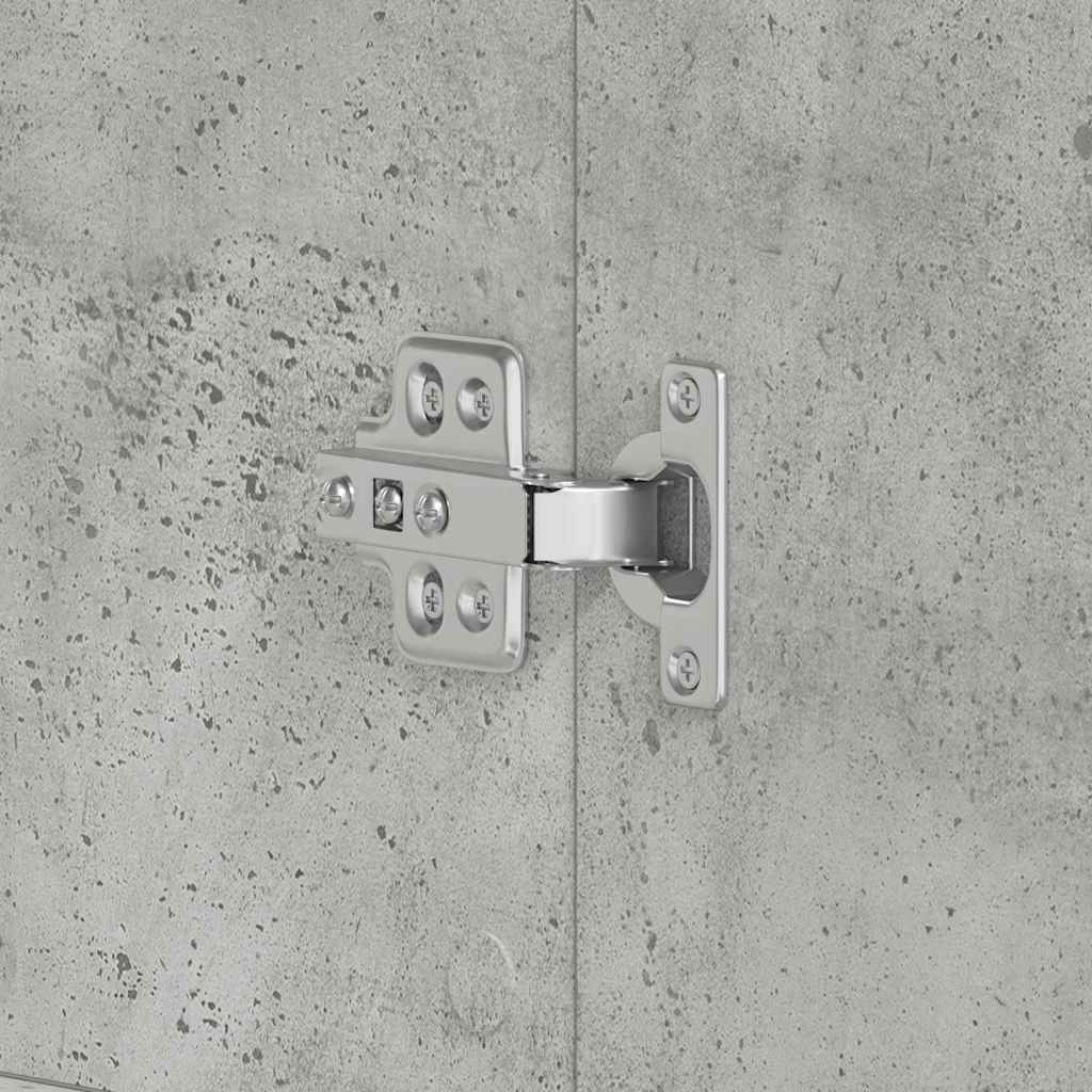 Mobile per scarpe con porta Grigio Cemento