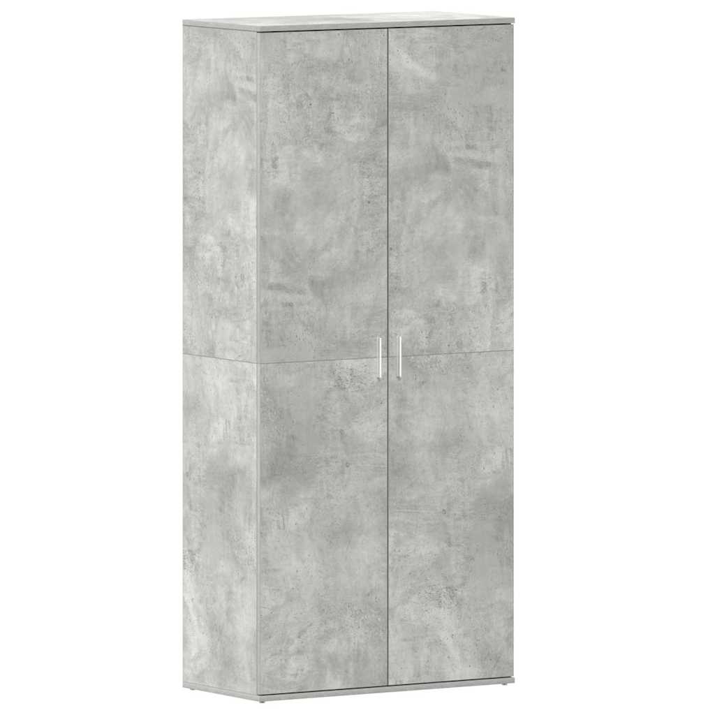 Mobile per scarpe con porta Grigio Cemento
