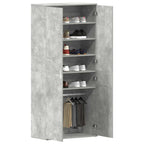 Mobile per scarpe con porta Grigio Cemento