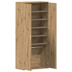 Mobile per scarpe con porta Rovere artigianale 80 x 39 x 178 cm