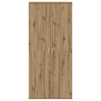 Mobile per scarpe con porta Rovere artigianale 80 x 39 x 178 cm