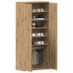 Mobile per scarpe con porta Rovere artigianale 80 x 39 x 178 cm