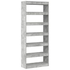 Armadio per Libri Grigio cemento