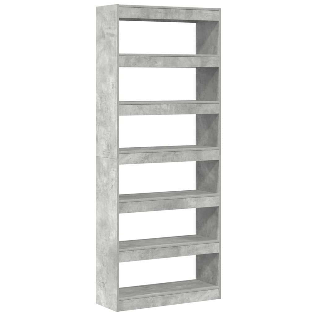 Armadio per Libri Grigio cemento