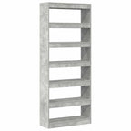 Armadio per Libri Grigio cemento