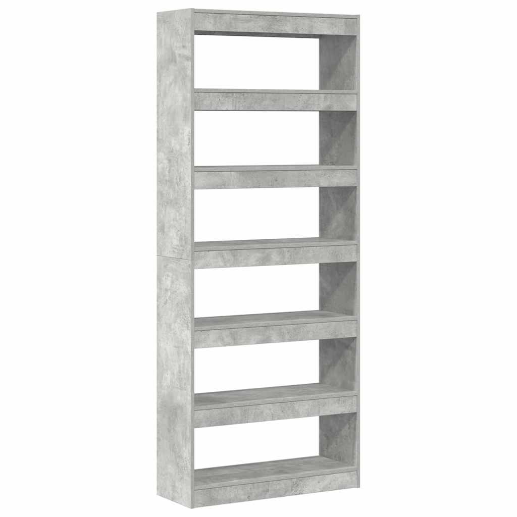 Armadio per Libri Grigio cemento