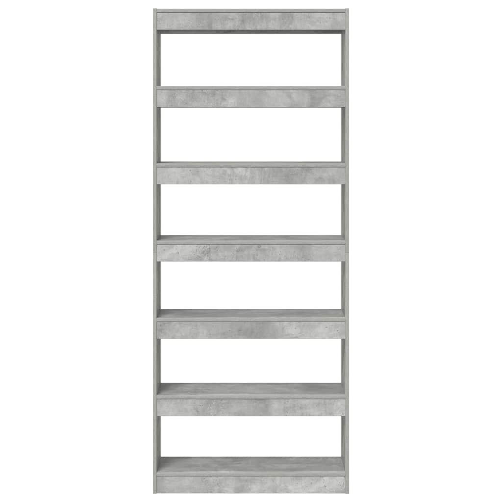 Armadio per Libri Grigio cemento