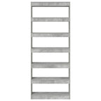 Armadio per Libri Grigio cemento