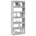 Armadio per Libri Grigio cemento