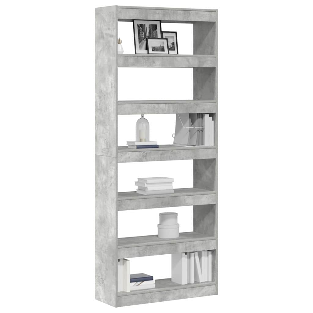 Armadio per Libri Grigio cemento