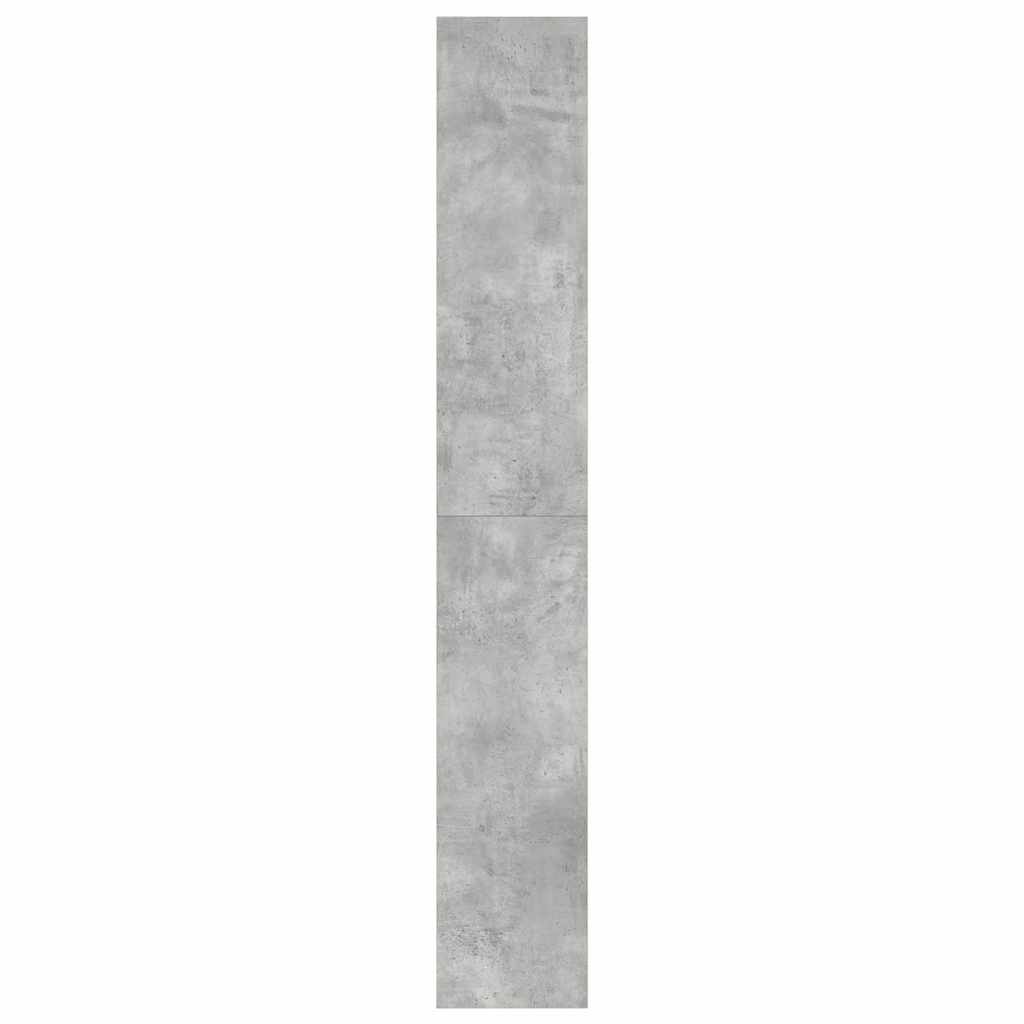 Armadio per Libri Grigio cemento