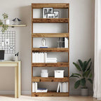 Armadio per Libri Legno vecchio 80 x 30 x 198 cm