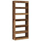 Armadio per Libri Legno vecchio 80 x 30 x 198 cm