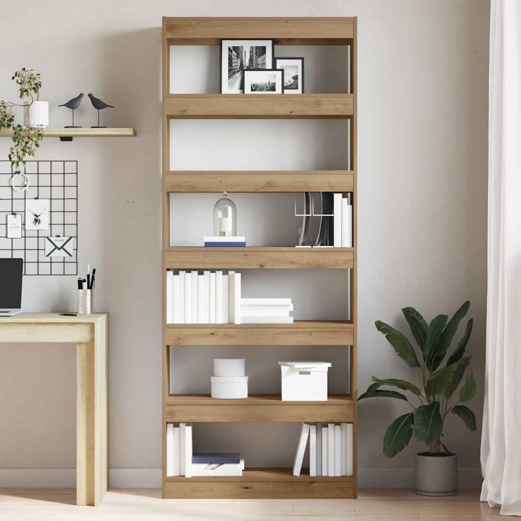 Armadio per Libri Rovere artigianale 80 x 30 x 198 cm