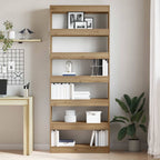 Armadio per Libri Rovere artigianale 80 x 30 x 198 cm